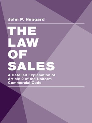 cover image of The Law of Sales